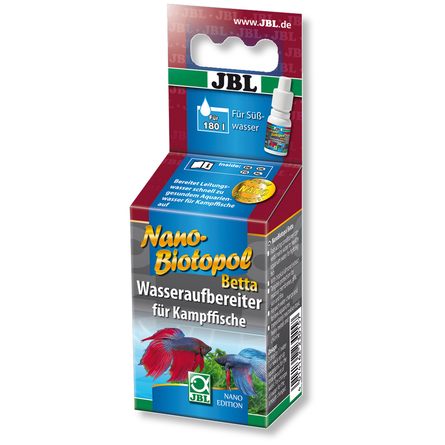 JBL NanoBiotopol Betta препарат для подготовки воды в аквариумах с петушками – интернет-магазин Ле’Муррр